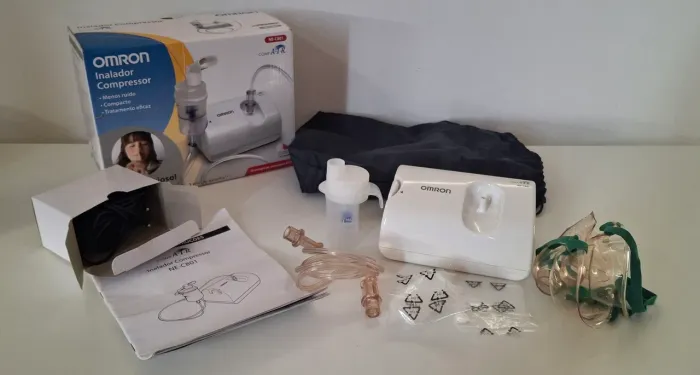 Inalador Nebulizador Omron NE-C801 Compressor - NOVO (Nunca Usado)