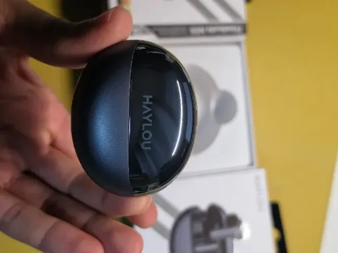 Fone Haylou N55 Flowbuds (Preto) Bluetooth 6.0 Anc 54db Ldac Hi-res