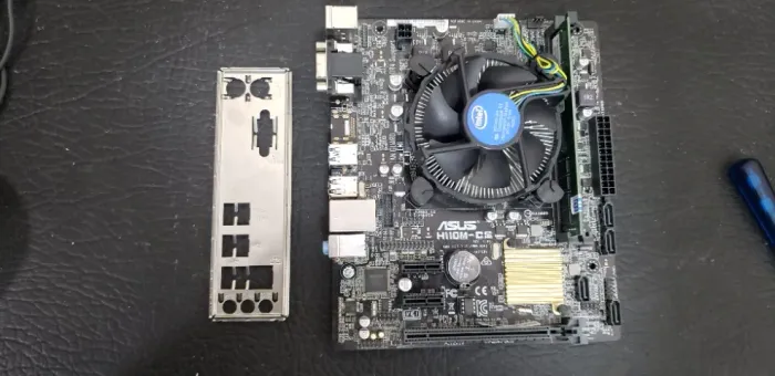 kit placa processador e memória i3 7 geração 4gb ddr4 placa asus