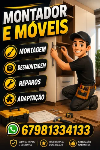 MONTAGEM PROFISSIONAL DE MÓVEIS - RÁPIDO E COM GARANTIA