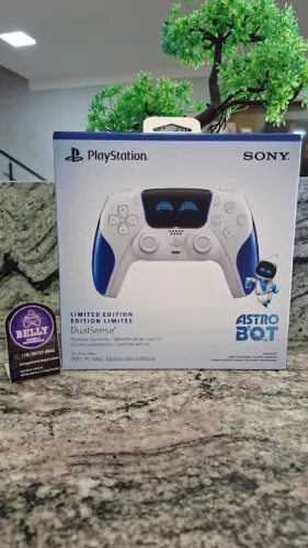 CONTROLE DE PLAYSTATION 5 EDIÇÃO ASTRO BOT - NOVO LACRADO