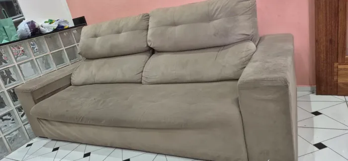 Sofá retrátil 4 lugares