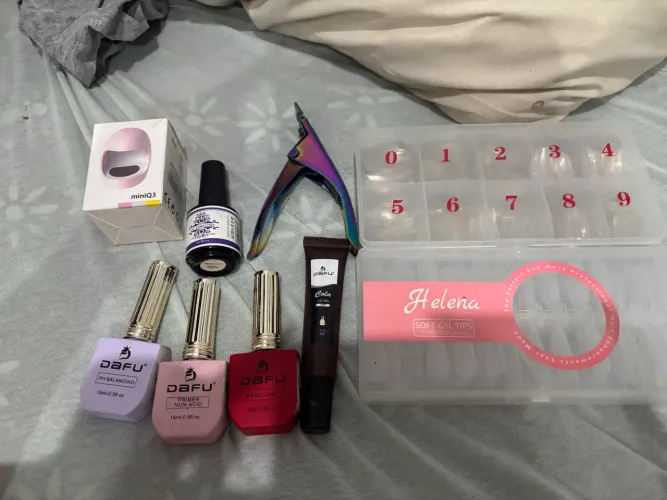 kit alongamento de unha completo