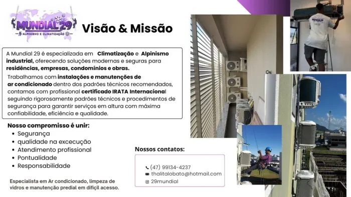 Ar condicionado prestação de serviços 