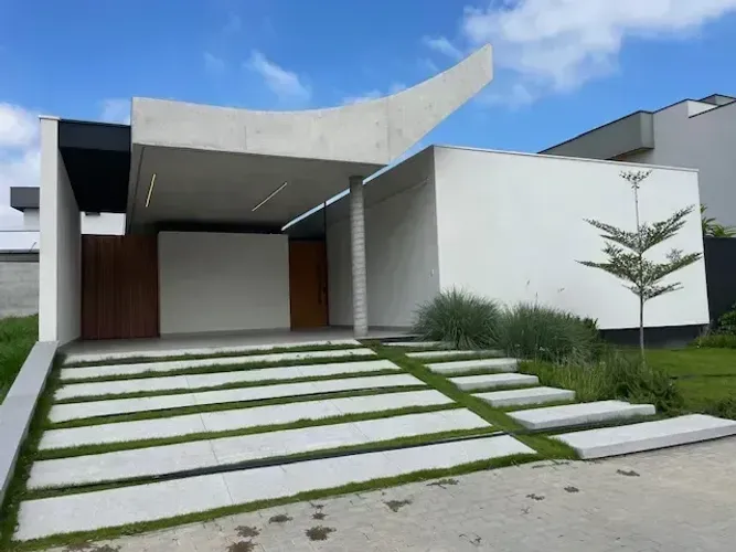 CASA TERREA CONTEMPORÂNIA COM 240m2 - 03 SUITES - URBANOVA RES MONTE CARLO - SJC