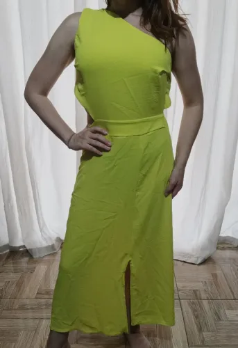 Vestido Longo Amarela - Nula Manga