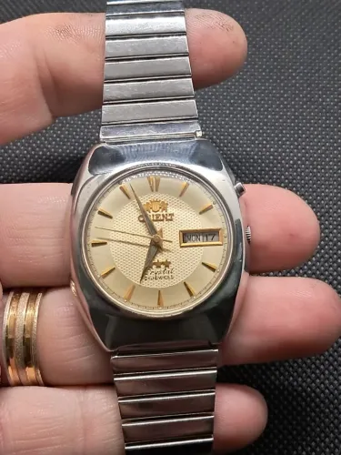 Orient 3 estrelas automático amarelo