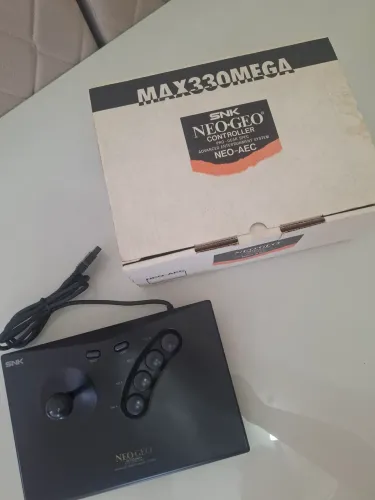 Controle arcade neogeo aes na caixa