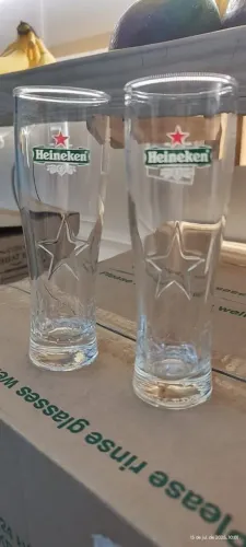 RARIDADE: COPOS HEINEKEN 150ML FABRICADOS NA ALEMANHA