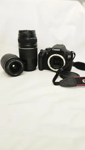 Canon EOS Rebel T7 DSLR Camera with EF18-55mm + EF 75-300mm Double Zoom Kit