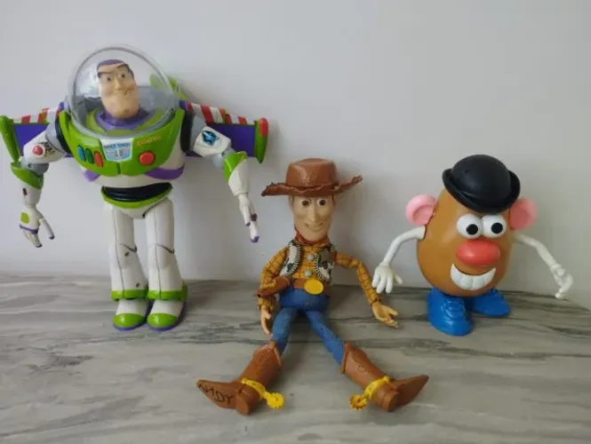 Conjunto Toy Story - Buzz, Woody e Cabeça de Batata