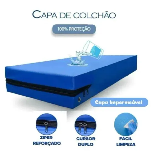Capa NOVA Impermeável para colchão de solteiro 