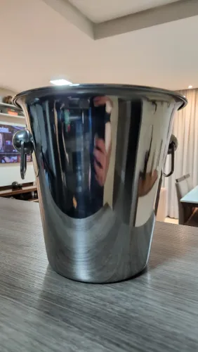 Balde de inox para gelo