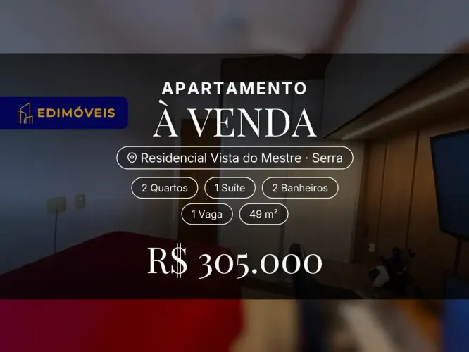 Apartamento pronto para morar no Residencial Vista do Mestre feito para você!