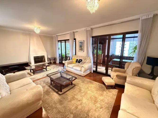 Apartamento mobiliado para venda na Vila Andrade: 4 quartos, 3 suítes, 5 banheiros, 3 vaga