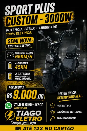 SCOOTER ELÉTRICA - 3000w