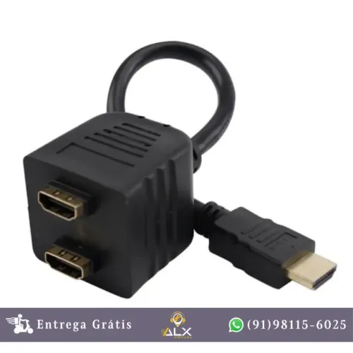 Cabo Divisor Hdmi 1 Entrada para 2 Saidas Pix - 018-3990 *ENTREGA GRÁTIS*