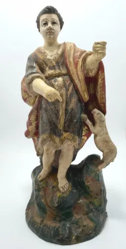 Escultura São João Batista - Séc XIX