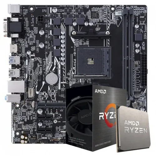 KIT PLACA MAE MSI A520M A-PRO // RYZEN 5 5500 // 24GB RAM DDR4