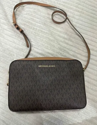 Bolsa Michel Kors marrom (Original )