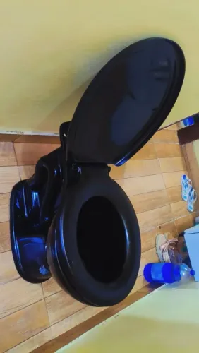 Vendo vaso acoplado preto