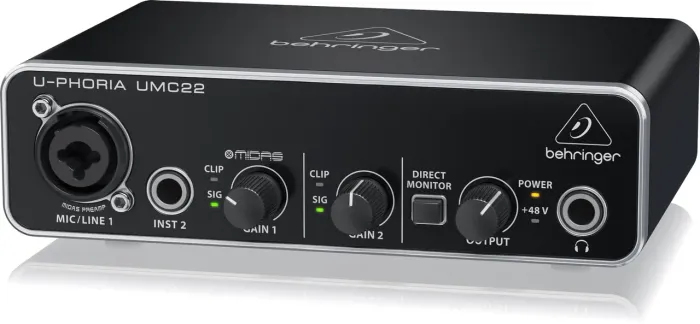 Interface de áudio