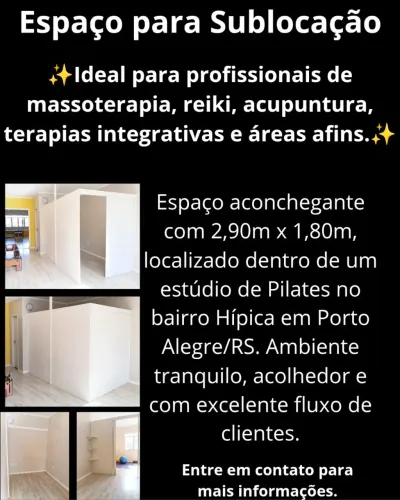 Espaço para sublocação