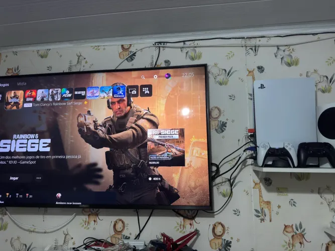 Vendo Ps5 com leitor de disco + 2 controles