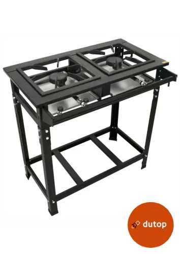 Fogão industrial 2 bocas de ferro fundido, ALTA pressão, NOVO, garantia e entrega GRÁTIS*