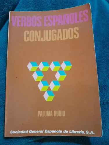 Livro Verbos Españoles Conjugados de Paloma Rubio Ed. SGEL