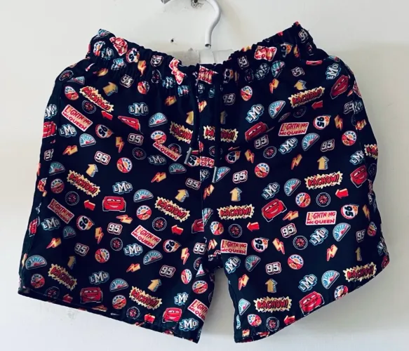 Shorts menino tam 3 Disney Pixar Cars