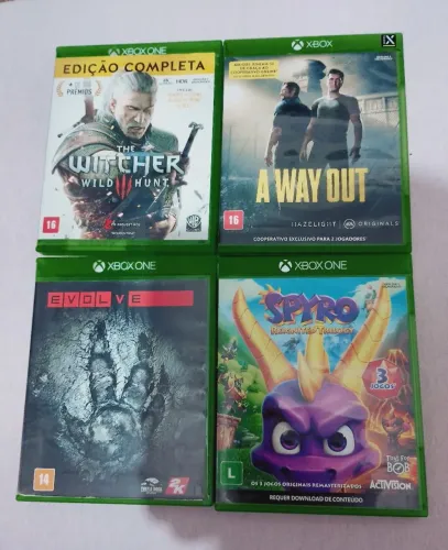 Jogos Xbox One e séries X - 50 cada