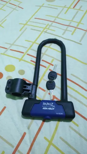 Cadeado Papaiz para moto ou bicicleta