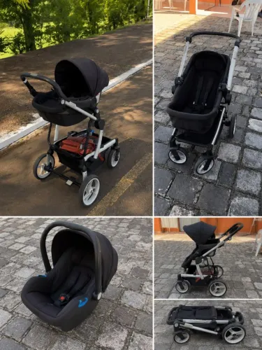 Carrinho Galzerano Completo - Moisés + Bebê Conforto