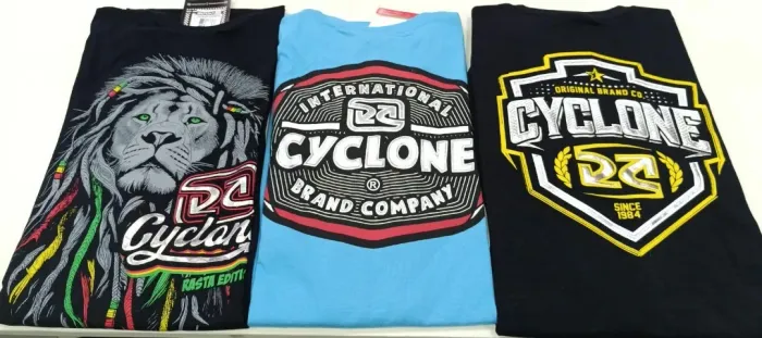 Camisas da Cyclone 
