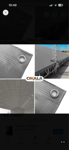Lona Td1000 Blackout 500 micras 6x 5 metros