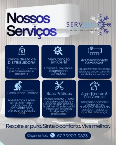 Serviços em Climatização e Refrigeração 