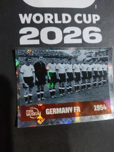 Figurinha FWC 11 - Alemanha 1954