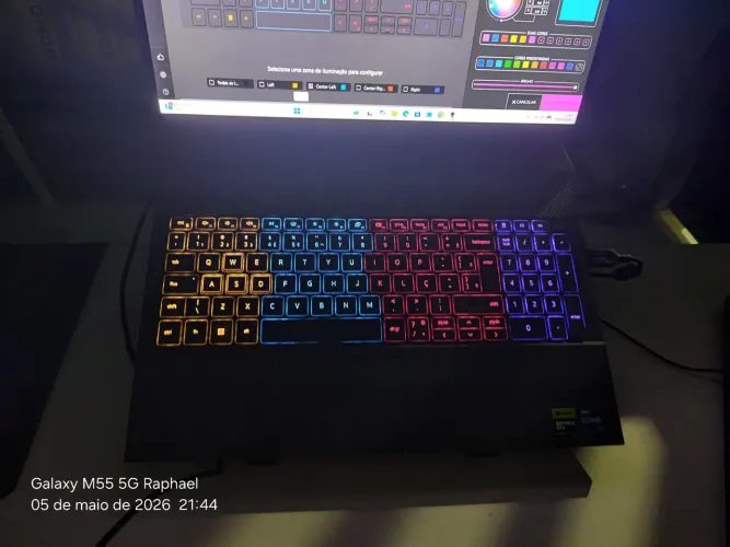 Notebook Gamer Dell G5 15 i5 13450HX/ RTX 4050 6gb/ Memória RAM 16gb ddr5/SSD 512gb