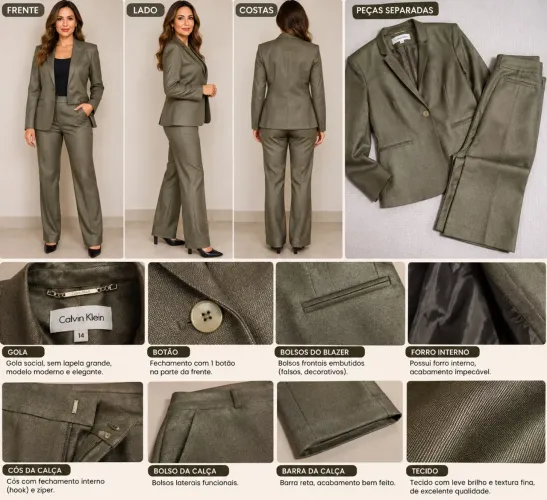 Terno Calvin Klein (feminino)