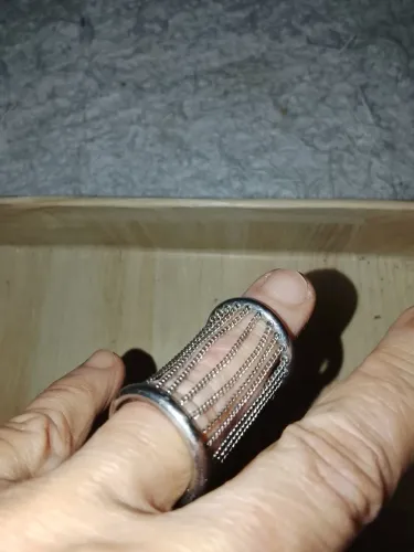 Anel de rodio. Modelo raro, exclusivo