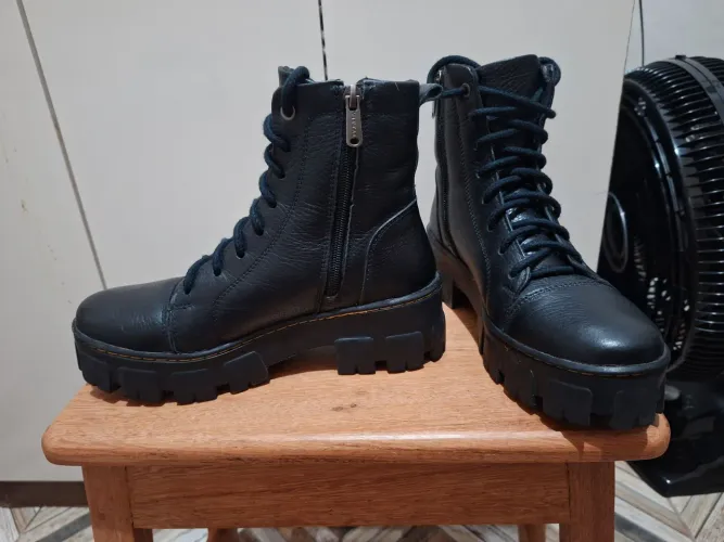 Bota Coturno Tratorada Vittal Buckle