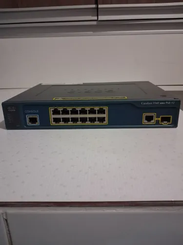 Switch cisco 3560 poe 12 portas gerenciável