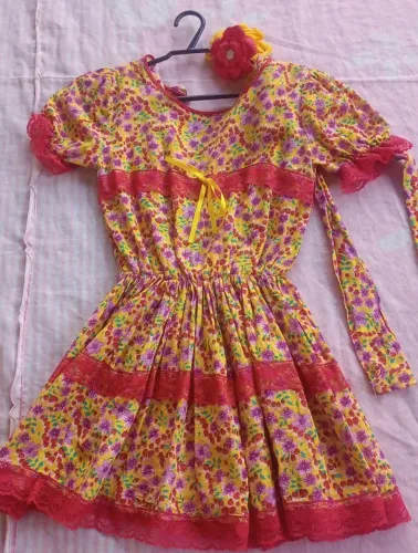 Vestido Infantil Festa Junina