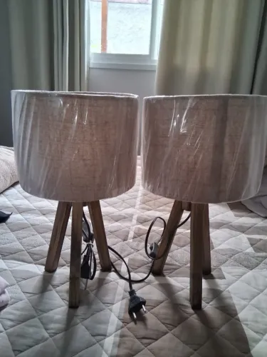 2 abajur Luminaria Novo Rustico