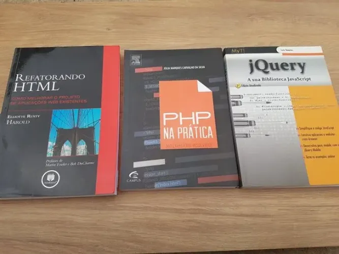 PHP na Prática, Refatorando HTML e jQuery A sua Biblioteca JavaScript [ 03 Livros Novos ]