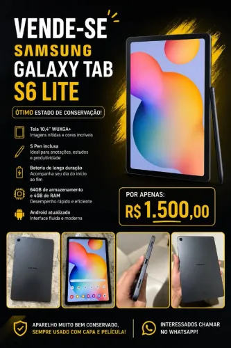Tablet Samsung s6 lite