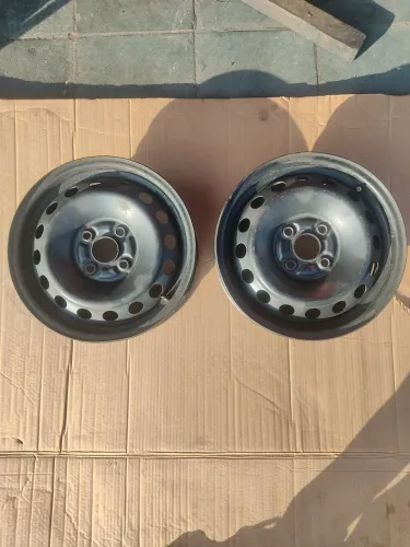 Par de rodas de ferro aro 14 Toyota