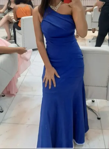 Vestido de festa azul royal Tam P