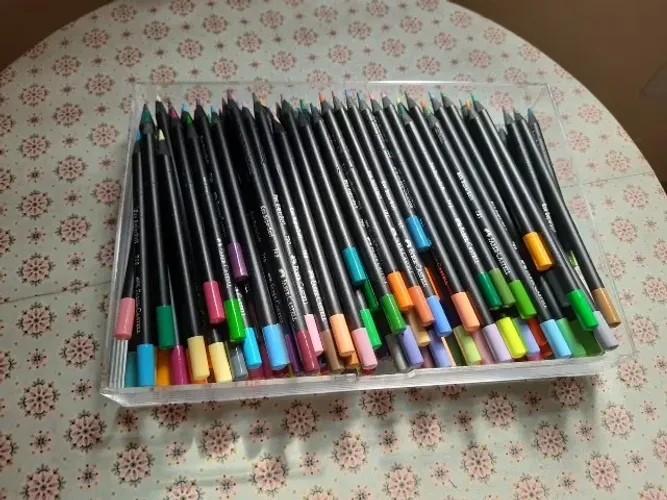 Lápis de cor Supersoft Faber-Castell - 150 lápis - usados